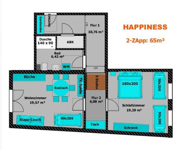 Happiness 2-Zapp 1-Og Hofgeismar-Zentrum! מראה חיצוני תמונה
